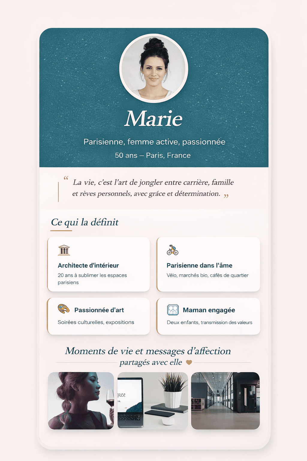 Mémoire de Marie - Fêter